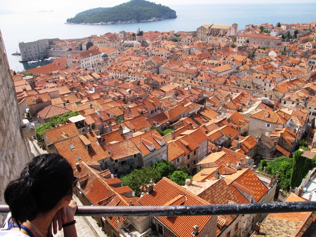 Dubrovnik'in portakal rengi çatıları