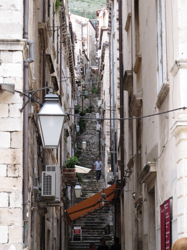 Dubrovnik eski şehir sokakları